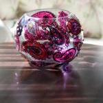 Hand Painted Glass Bowl, Li..