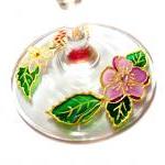 Hand Painted Glass, Summer,..