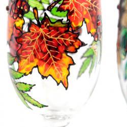Hand Painted Glass, Autumn, Seasonal Collection