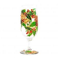 Hand Painted Glass, Winter, Seasonal Collection